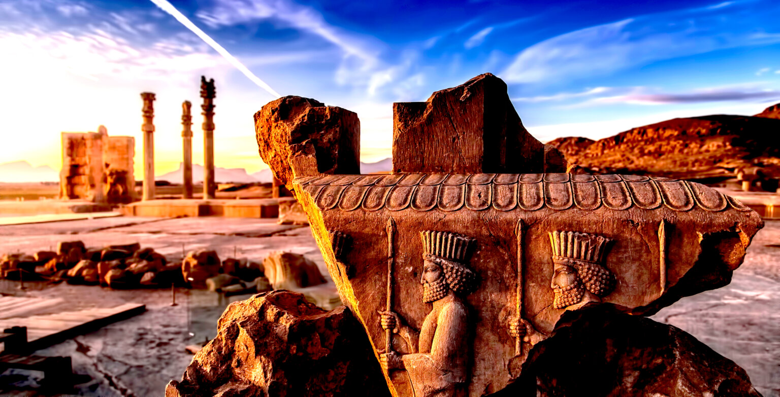 wschód Iran Persepolis