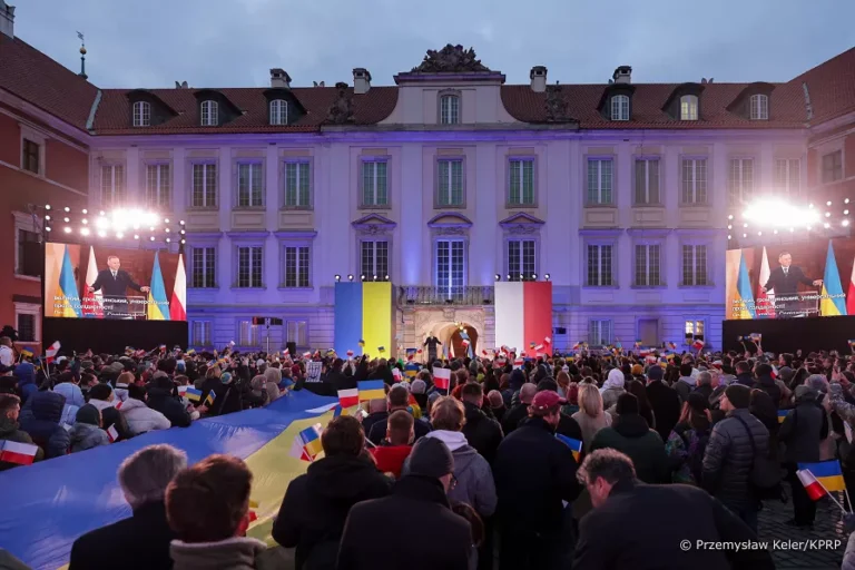 Treść wystąpienia Prezydenta Andrzeja DUDY w czasie wizyty Prezydenta Ukrainy Wołodymyra Zełenskiego w Warszawie.